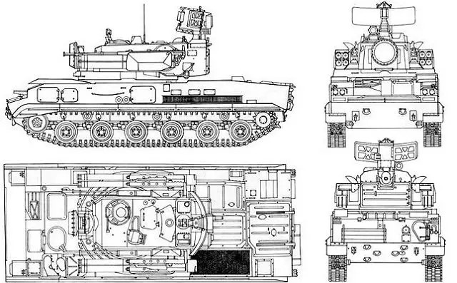 2S6M Tunguska M SA 19 Grison (DD)